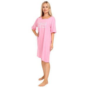 Dámská noční košile Molvy růžová (AK-3486 B) XL