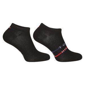 2PACK pánské ponožky Tommy Hilfiger nízké černé (701222188 003) M