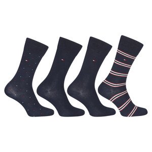 4PACK ponožky Tommy Hilfiger vícebarevné (701224441 001) L