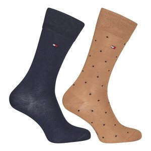 2PACK pánské ponožky Tommy Hilfiger vícebarevné (701224898 002) L