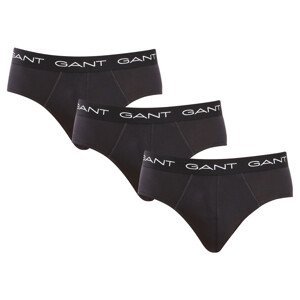 3PACK pánské slipy Gant černé (900013001-005) XXL