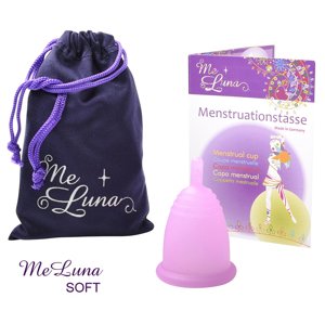 Menstruační kalíšek Me Luna Soft M se stopkou růžová (MELU019)