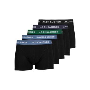 5PACK pánské boxerky Jack and Jones černé (12254366) M