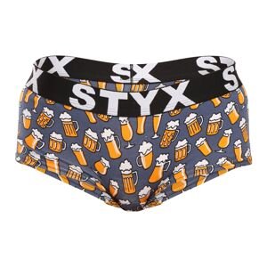 Dámské kalhotky Styx art s nohavičkou pivo (IN1357) XL