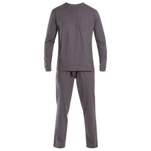 Pánské pyžamo Nedeto šedé (NP003) XL