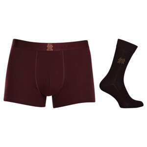 Pánský set Tommy Hilfiger boxerky a ponožky v dárkovém balení (UM0UM03040 0WM) XL