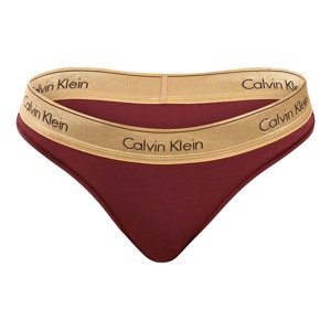 Dámské kalhotky brazilky Calvin Klein červené (QF7452E-GEX) S