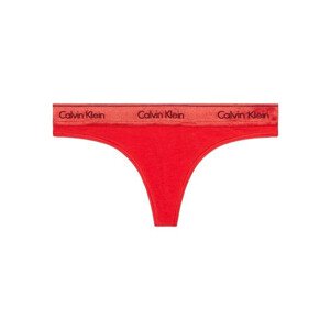 Dámská tanga Calvin Klein nadrozměr červená (QF7450E-XAT) XXL