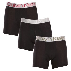 3PACK pánské boxerky Calvin Klein černé (NB3131A-GIW) XL