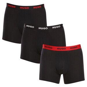 3PACK pánské boxerky Hugo Boss černé (50503079 010) L