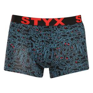 Pánské boxerky Styx art sportovní guma doodle (G1256/2) XL