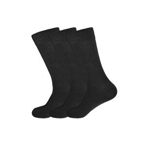 3PACK ponožky Gianvaglia vysoké černé (SK-201) 39/42