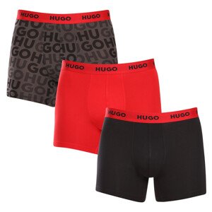 3PACK pánské boxerky HUGO vícebarevné (50510192 025) XL