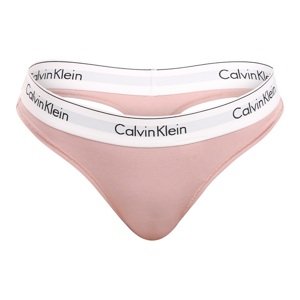 Dámská tanga Calvin Klein růžová (F3786E-TQO) XS