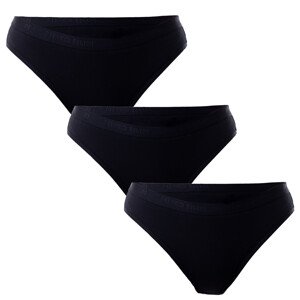 3PACK dámské kalhotky Pietro Filipi černé (3KB001) L