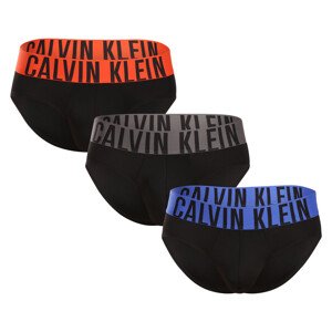 3PACK pánské slipy Calvin Klein černé (NB3610A-MDJ) S