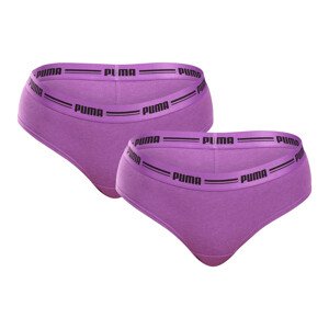 2PACK dámské kalhotky brazilky Puma fialové (603043001 020) XL