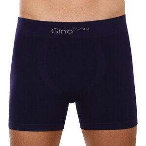 Pánské boxerky Gino bezešvé bambusové modré (54004) L