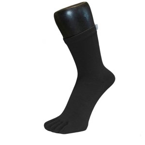 TOETOE Sportovní prstové ponožky běžecké Ankle - Černé Velikost ponožek: 35-38