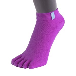 TOETOE ESSENTIAL - Prstové ponožky kotníkové - Fuchsia Velikost ponožek: 35-46