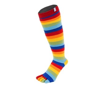 TOETOE ESSENTIAL - Prstové podkolenky - Duhové Velikost ponožek: 35-46