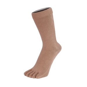TOETOE ESSENTIAL - Prstové ponožky do půli lýtek - Fawn Velikost ponožek: 35-46