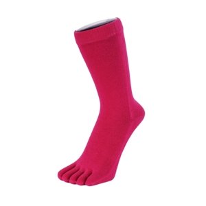 TOETOE ESSENTIAL - Prstové ponožky do půli lýtek - Fuchsia Velikost ponožek: 35-46