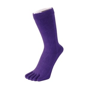 TOETOE ESSENTIAL - Prstové ponožky do půli lýtek - Purple Velikost ponožek: 35-46