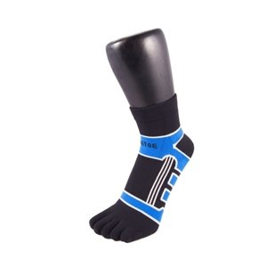 TOETOE Sportovní prstové ponožky z mikrovláken běžecké Trainer - modré Velikost ponožek: 39-43