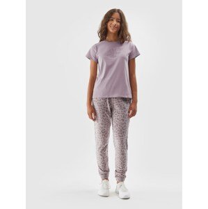 Dívčí velurové kalhoty typu jogger - multibarevné