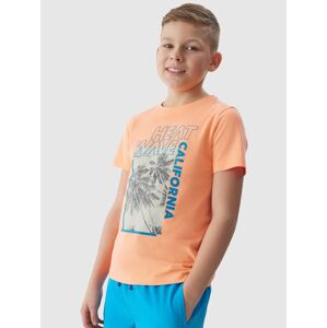 Chlapecké tričko s potiskem - oranžové