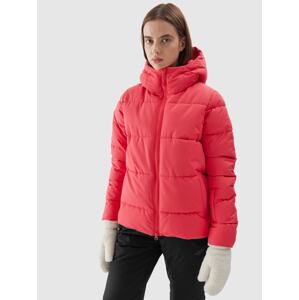 Dámská lyžařská péřová bunda membrána 5000 - růžová