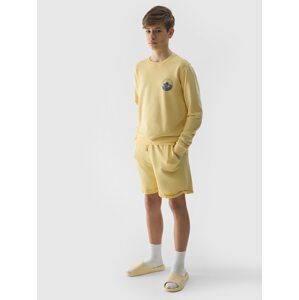 Chlapecké teplákové šortky - žluté